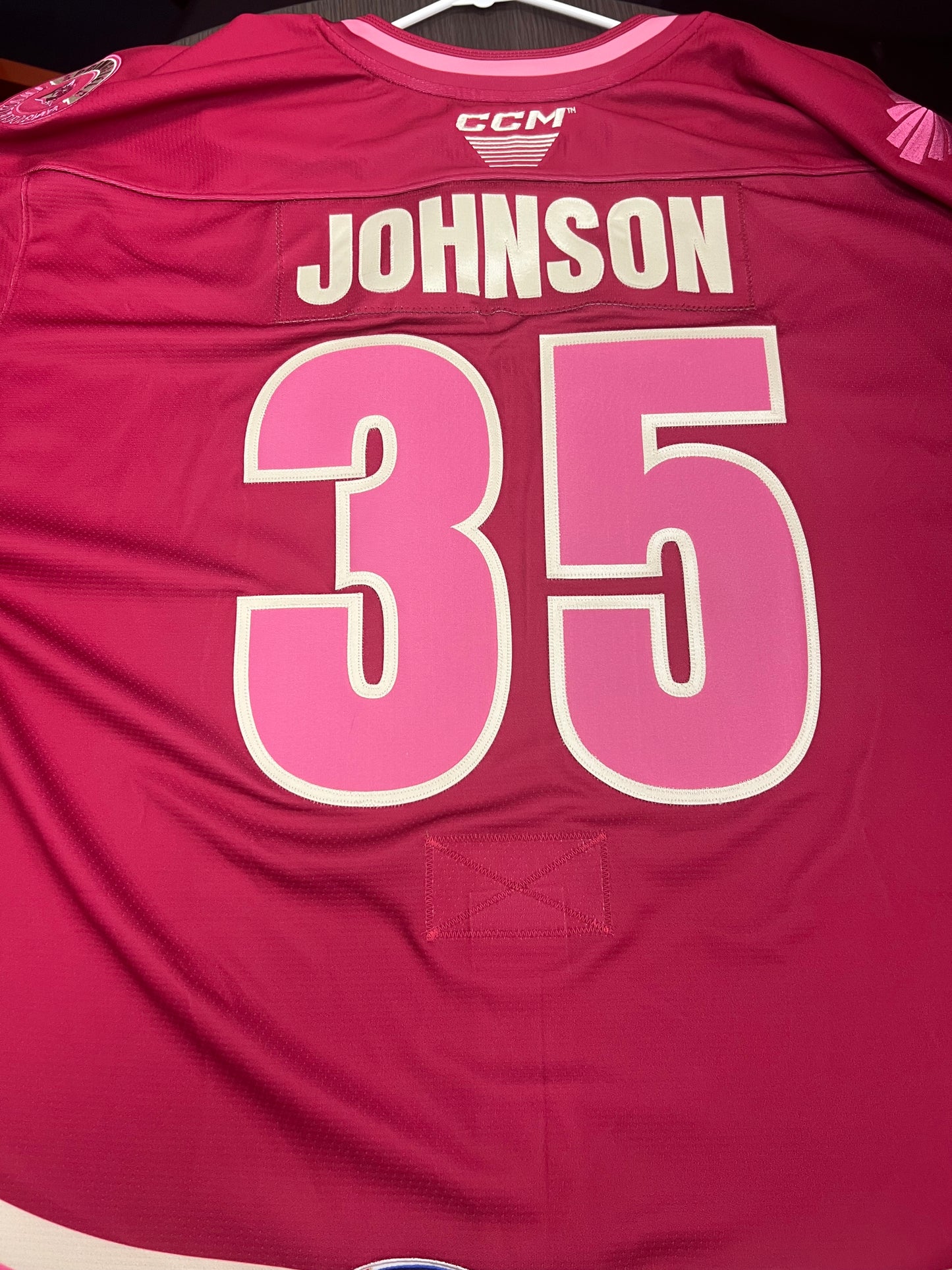 2025-26 Pink in the Rink Authentic Jersey - #35 Cam Johnson - Game Issued - Size 60G - Set 1/1