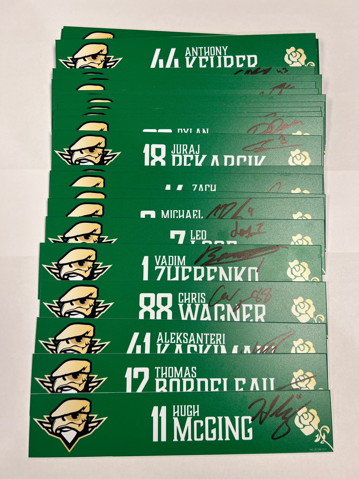 2025-26 Irish Nights Locker Nameplate