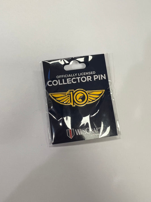2" Collector Pin - 10th Anniversary