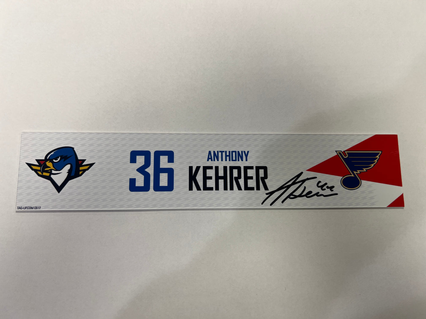 2024-25 T-Birds Regular Season Locker Nameplate - Red (UNSIGNED)