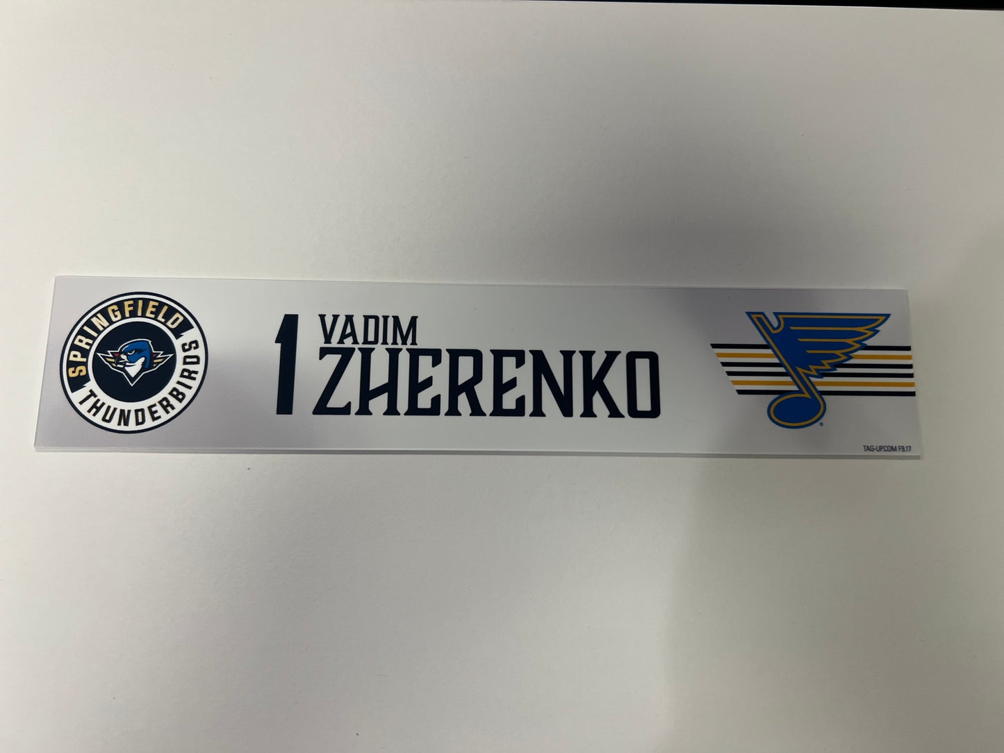 2025-26 T-Birds Regular Season Locker Nameplate - WHITE