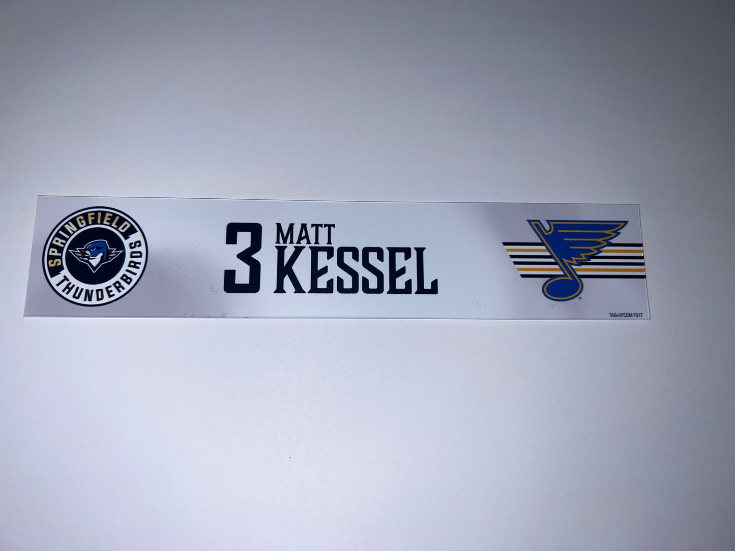 2025-26 T-Birds Regular Season Locker Nameplate - WHITE
