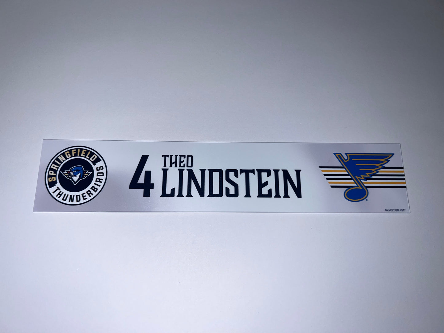 2025-26 T-Birds Regular Season Locker Nameplate - WHITE