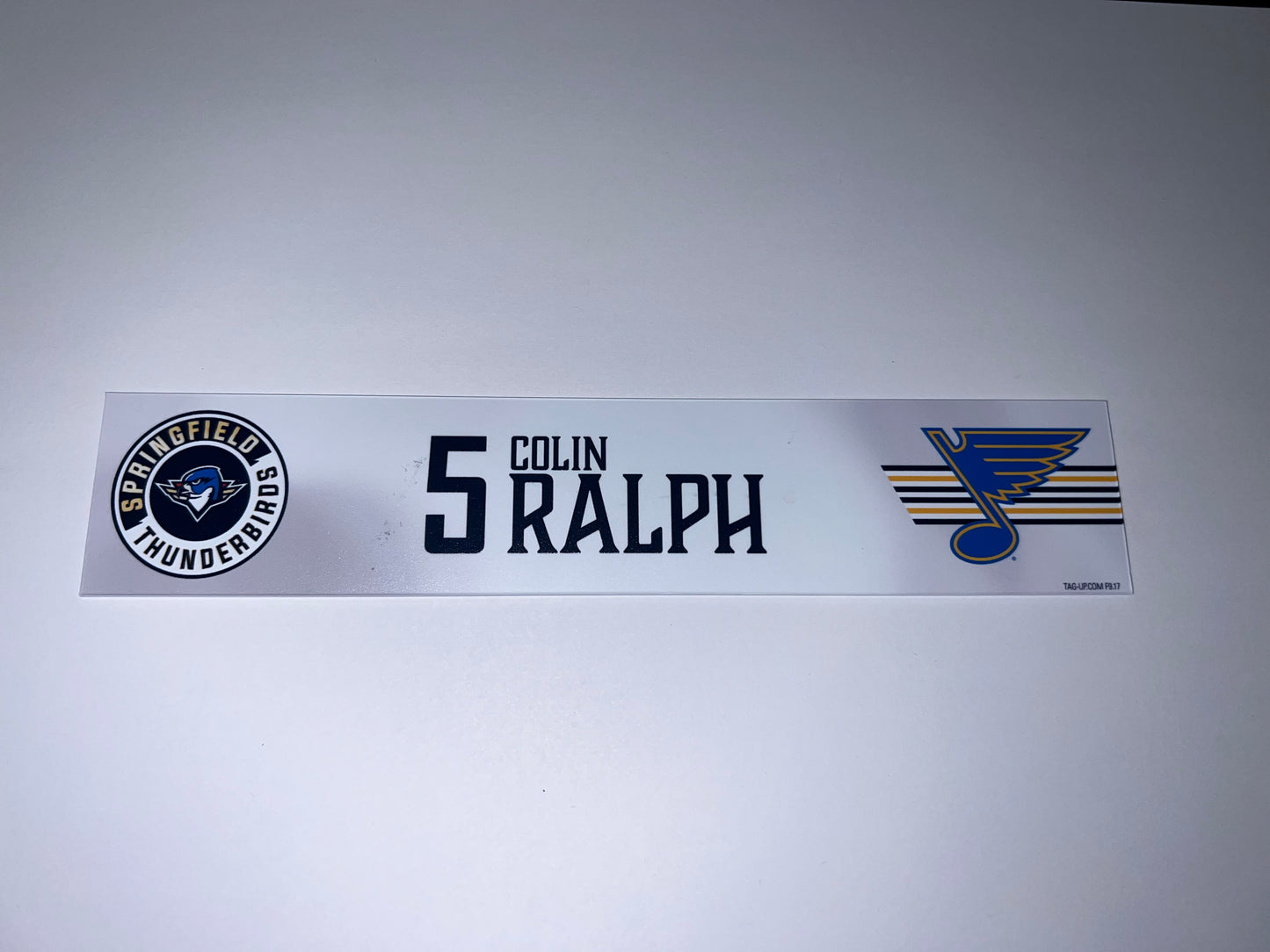2025-26 T-Birds Regular Season Locker Nameplate - WHITE