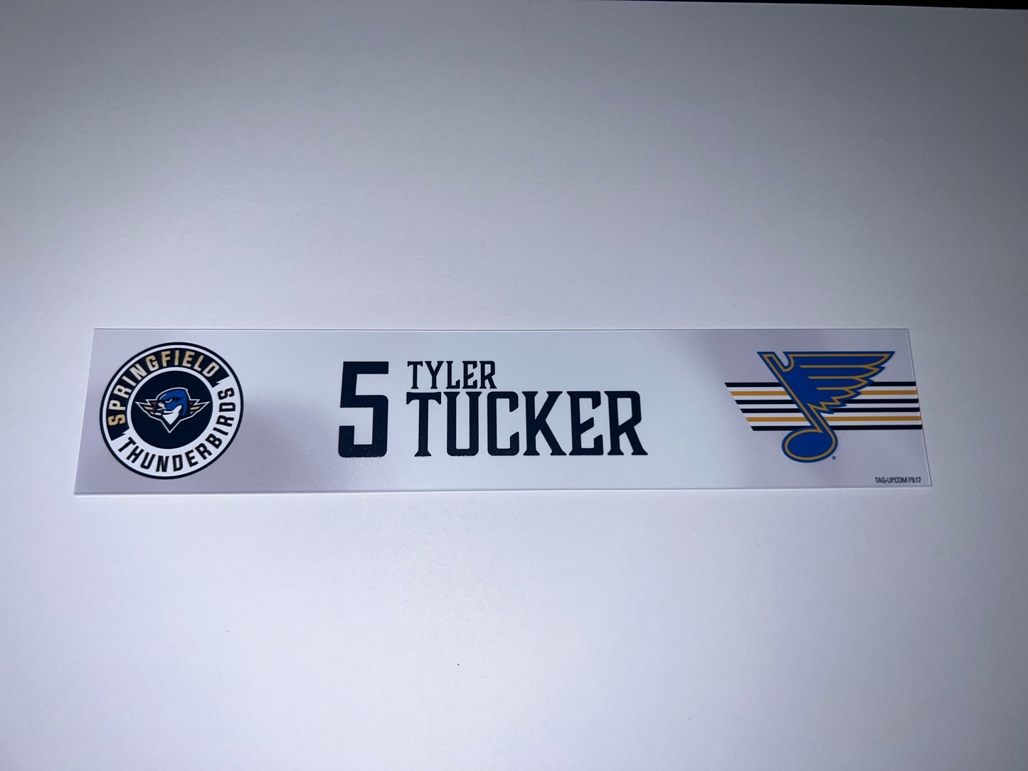 2025-26 T-Birds Regular Season Locker Nameplate - WHITE
