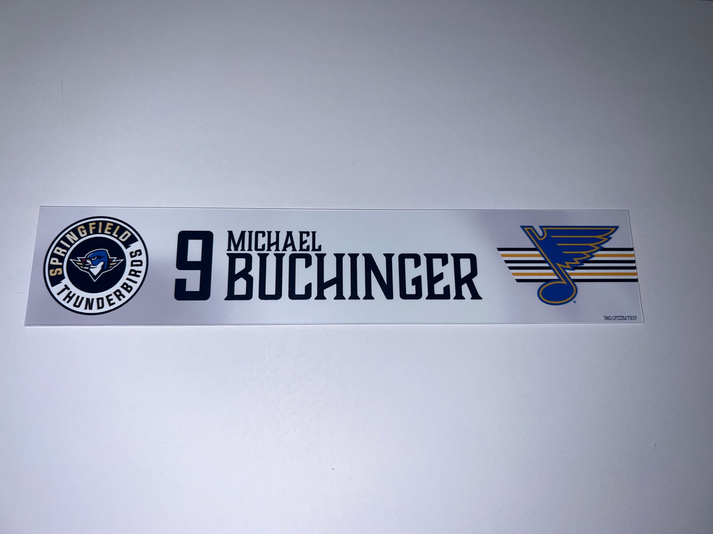 2025-26 T-Birds Regular Season Locker Nameplate - WHITE