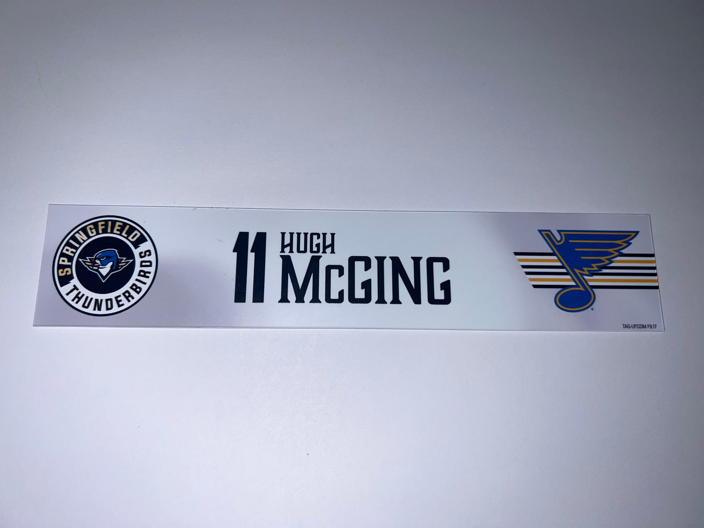2025-26 T-Birds Regular Season Locker Nameplate - WHITE