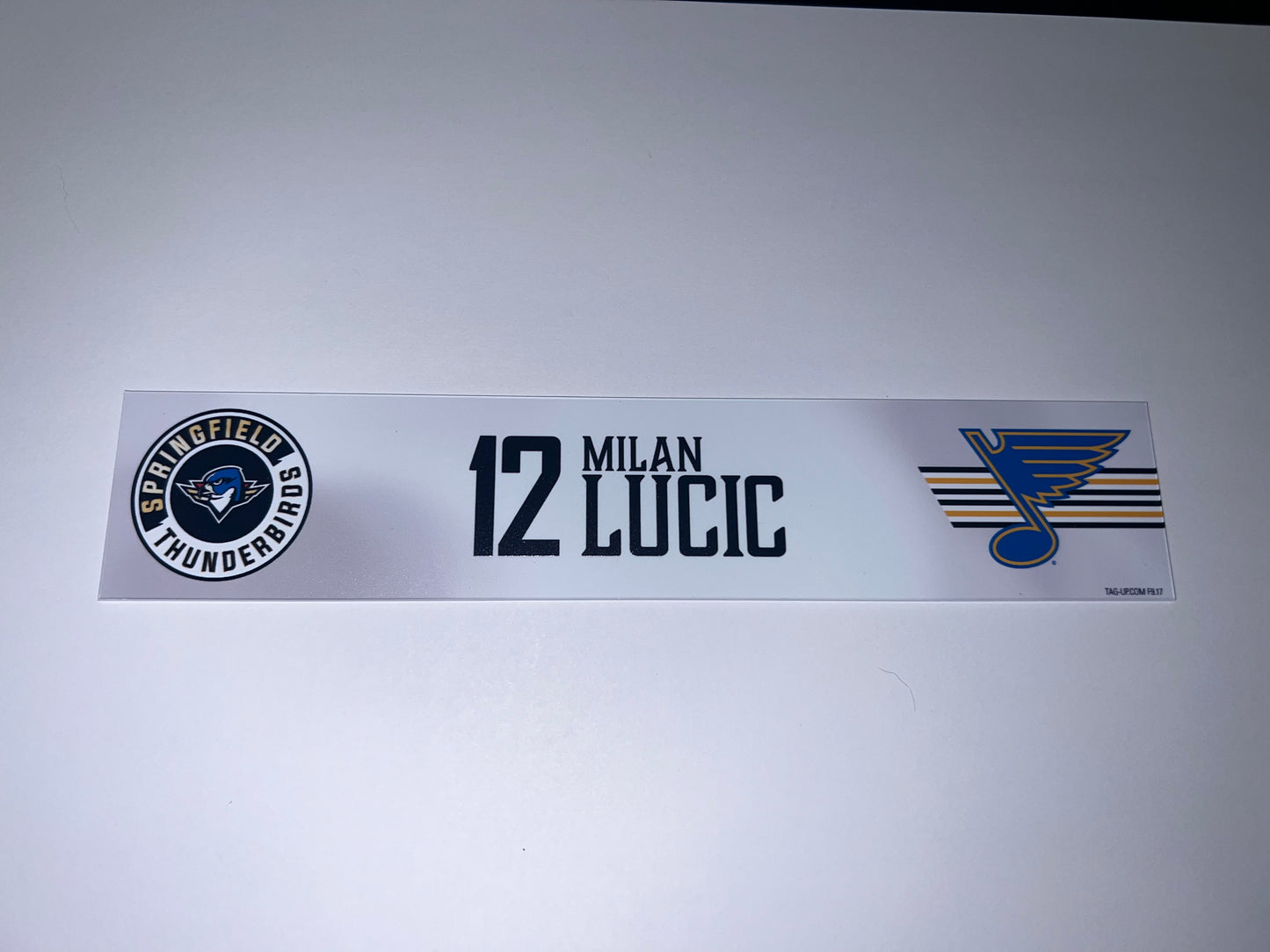 2025-26 T-Birds Regular Season Locker Nameplate - WHITE