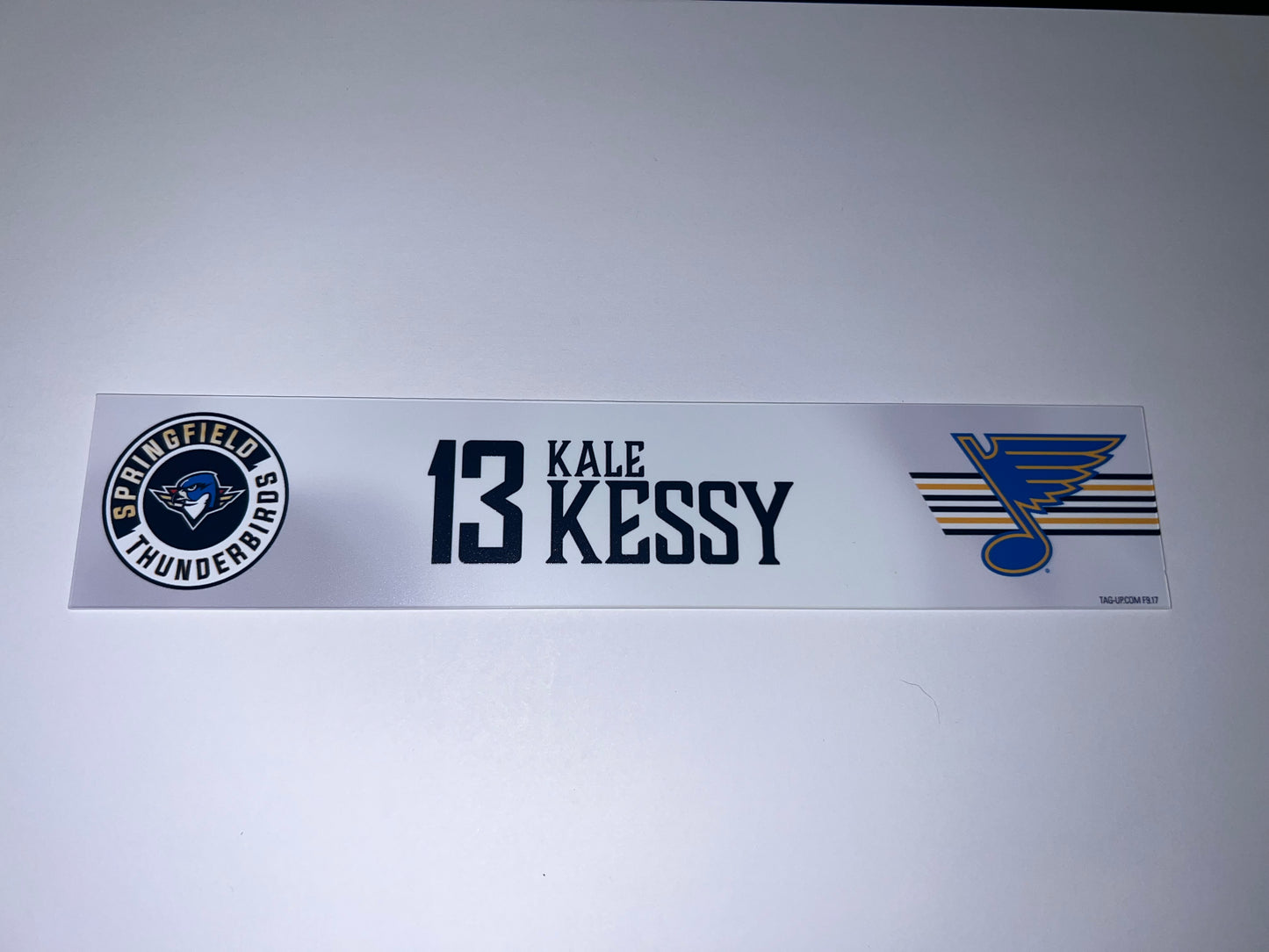 2025-26 T-Birds Regular Season Locker Nameplate - WHITE