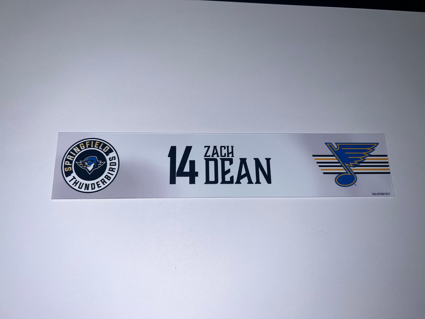 2025-26 T-Birds Regular Season Locker Nameplate - WHITE