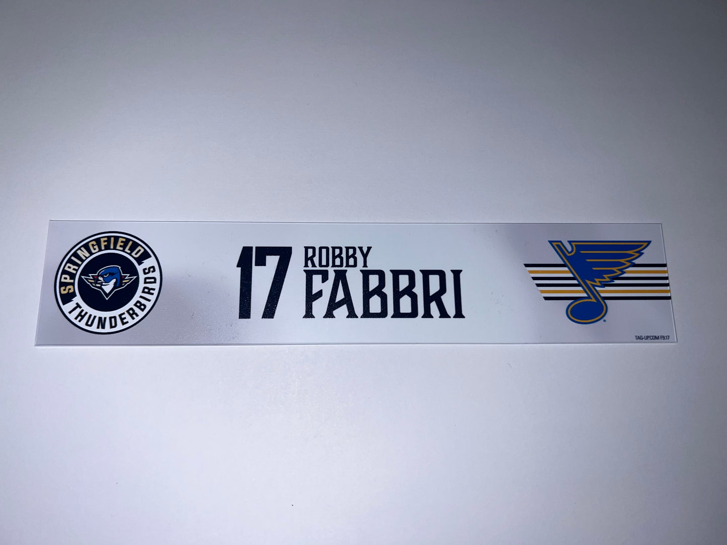 2025-26 T-Birds Regular Season Locker Nameplate - WHITE