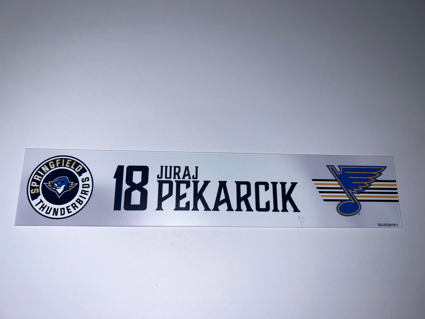 2025-26 T-Birds Regular Season Locker Nameplate - WHITE