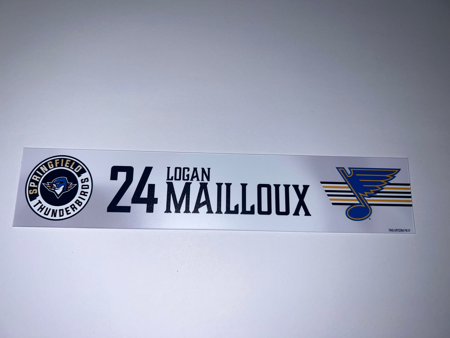 2025-26 T-Birds Regular Season Locker Nameplate - WHITE