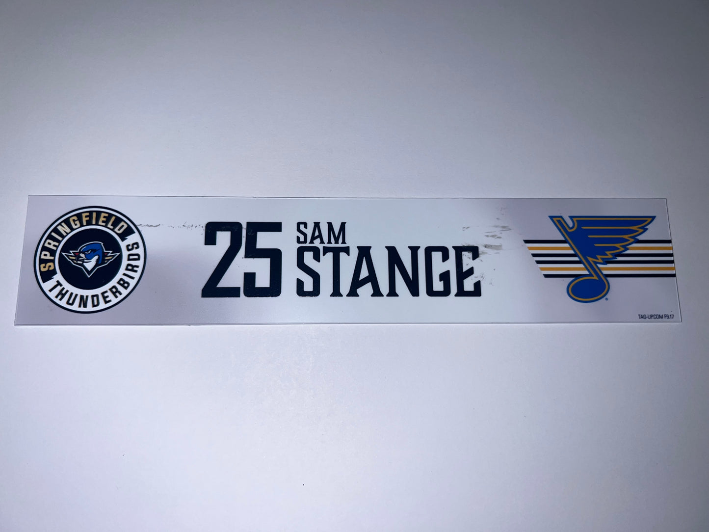 2025-26 T-Birds Regular Season Locker Nameplate - WHITE
