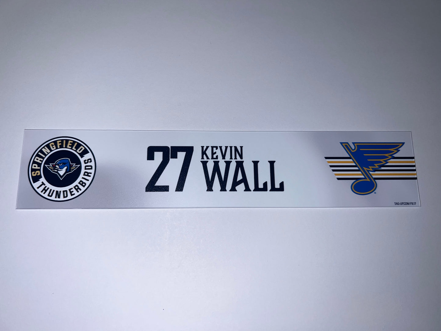 2025-26 T-Birds Regular Season Locker Nameplate - WHITE
