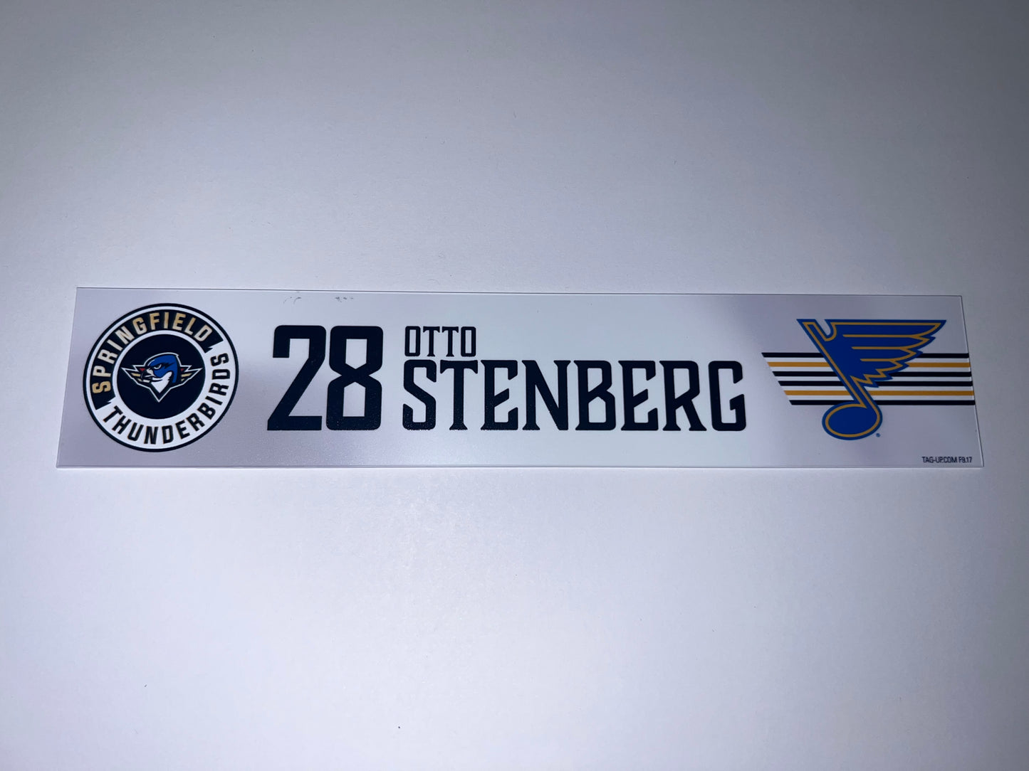 2025-26 T-Birds Regular Season Locker Nameplate - WHITE
