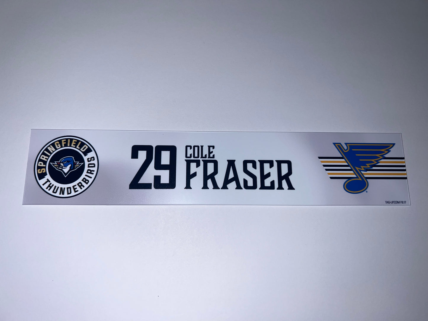 2025-26 T-Birds Regular Season Locker Nameplate - WHITE
