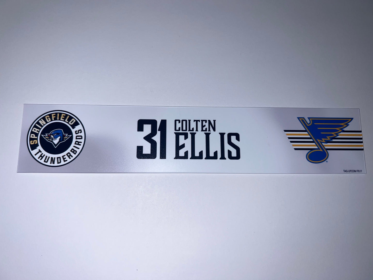 2025-26 T-Birds Regular Season Locker Nameplate - WHITE