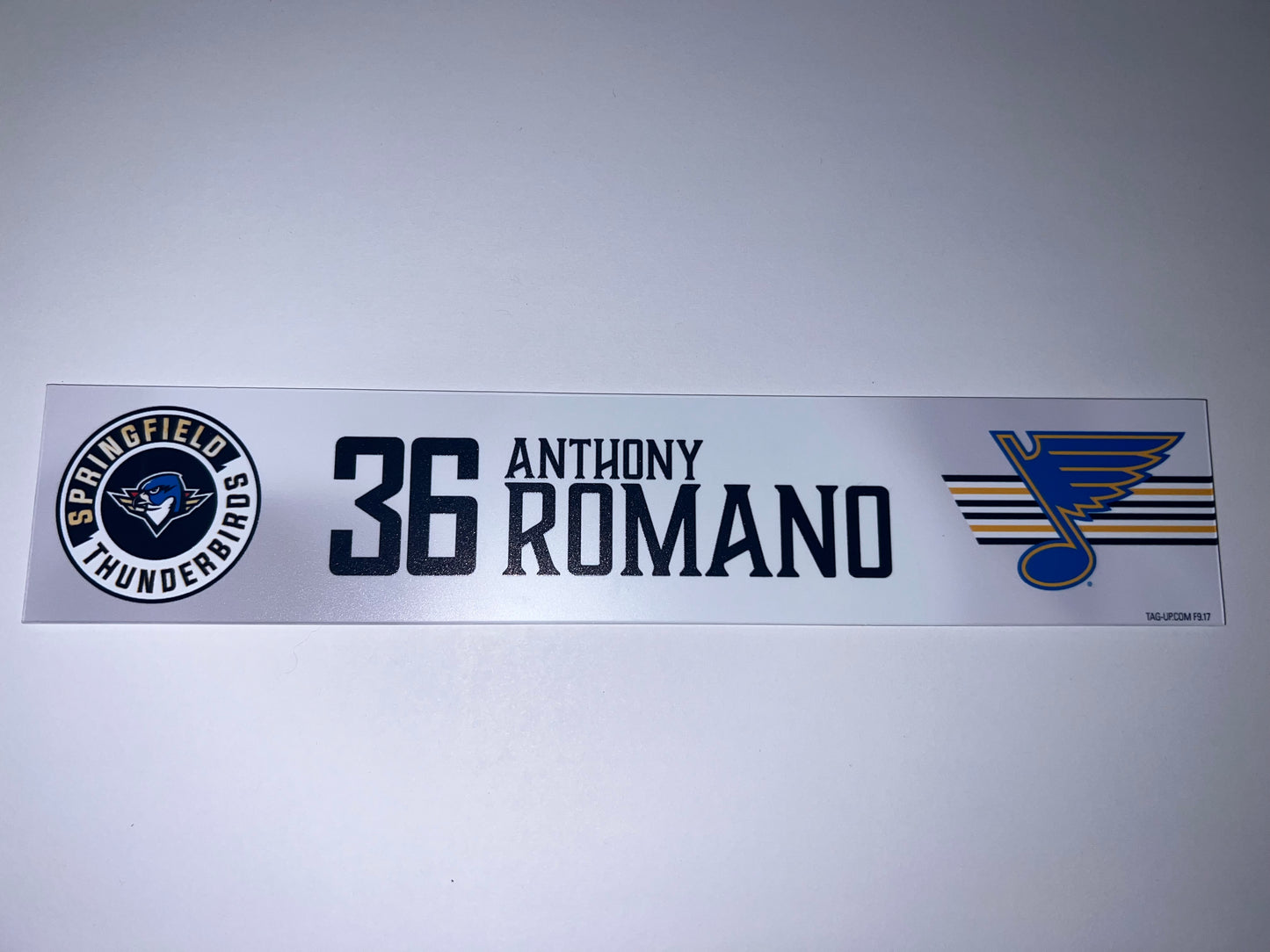2025-26 T-Birds Regular Season Locker Nameplate - WHITE