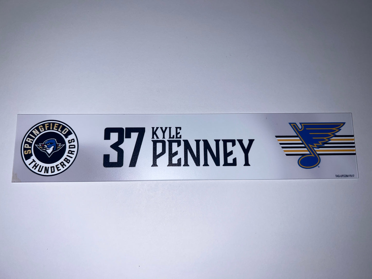 2025-26 T-Birds Regular Season Locker Nameplate - WHITE