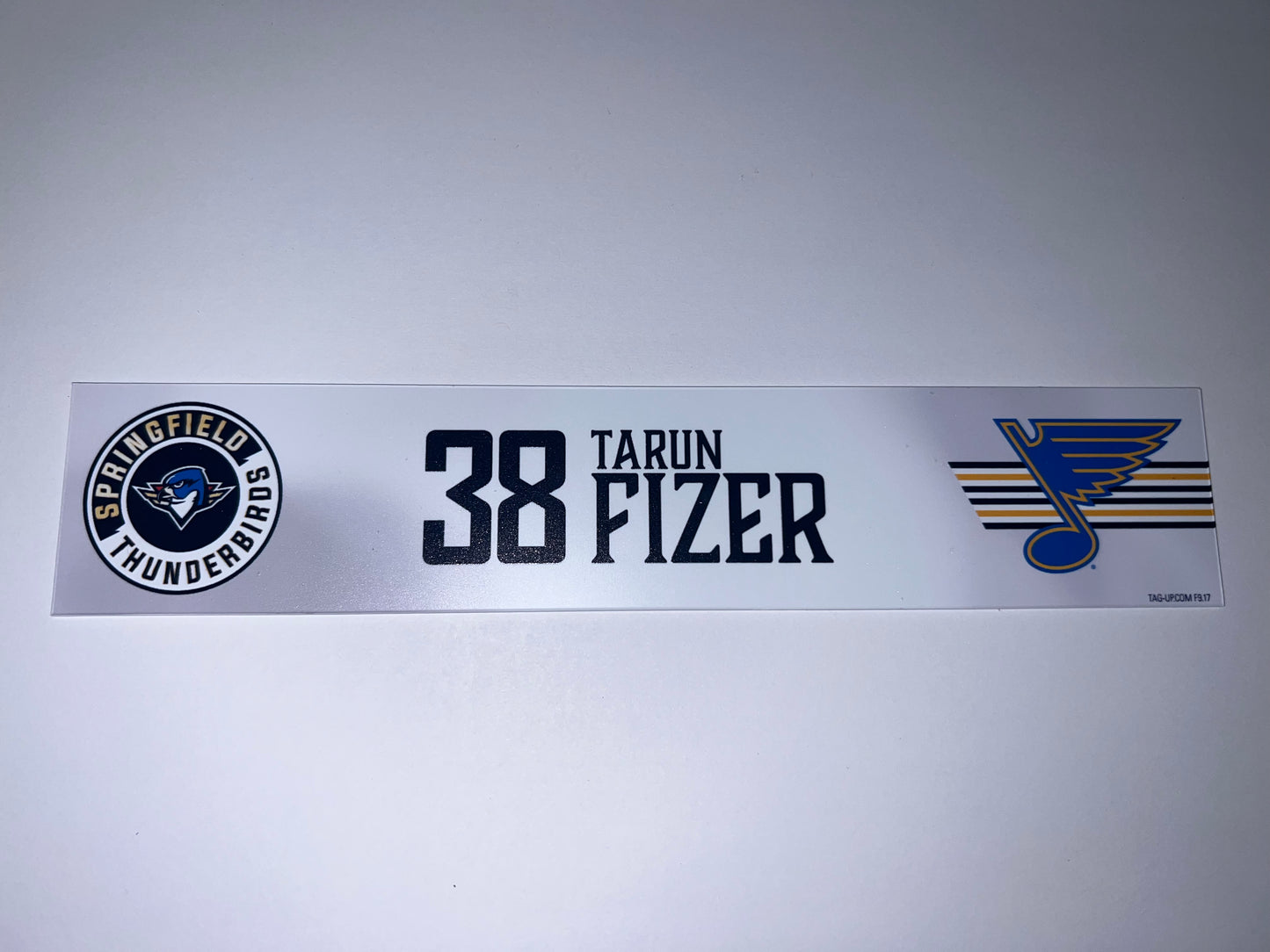 2025-26 T-Birds Regular Season Locker Nameplate - WHITE