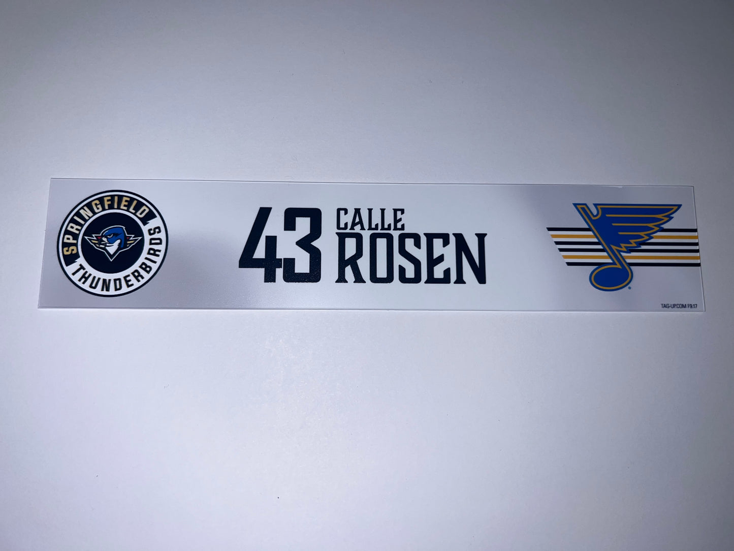 2025-26 T-Birds Regular Season Locker Nameplate - WHITE