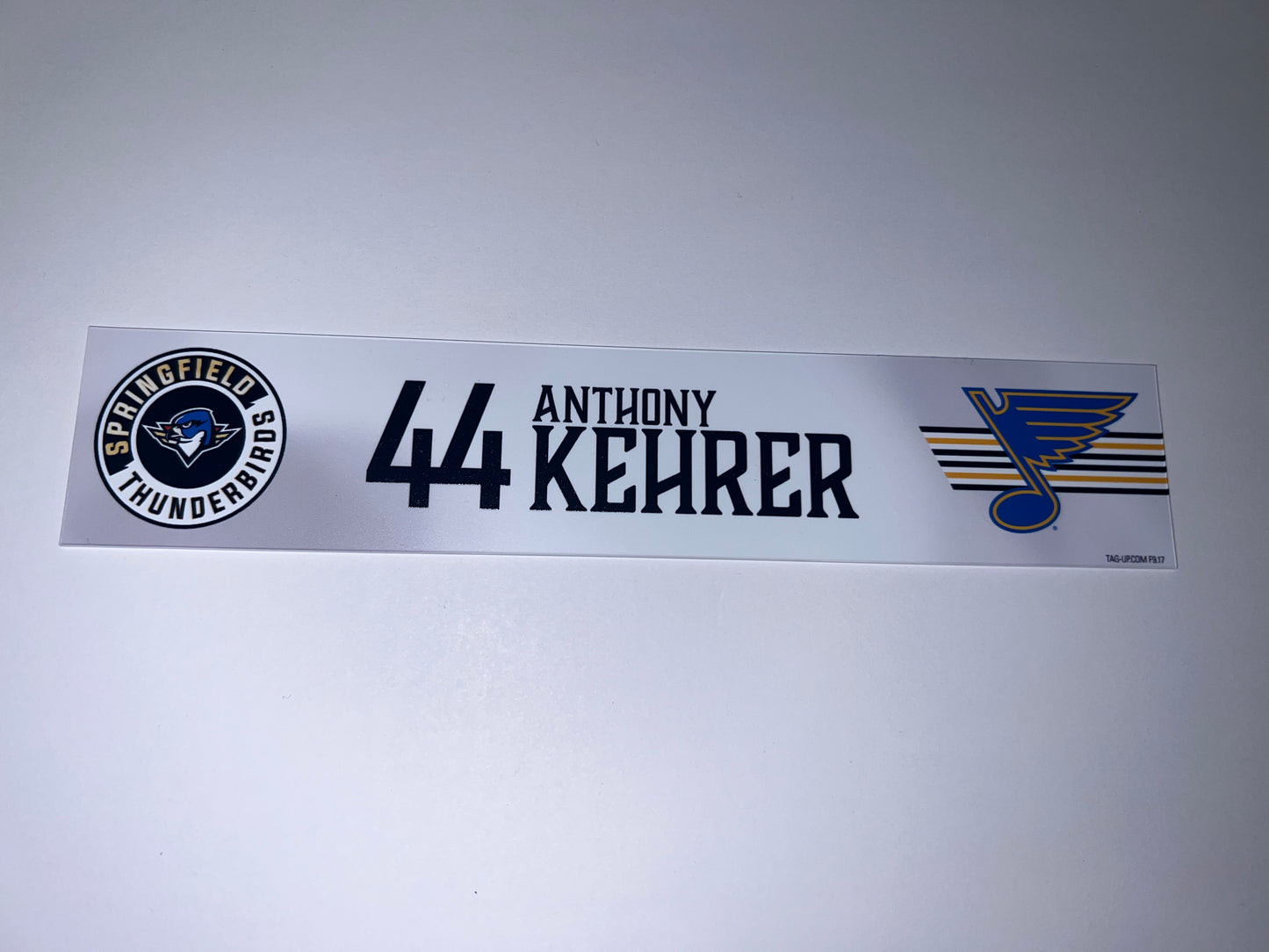 2025-26 T-Birds Regular Season Locker Nameplate - WHITE