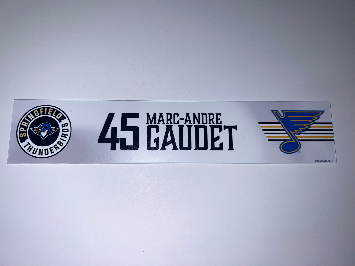 2025-26 T-Birds Regular Season Locker Nameplate - WHITE