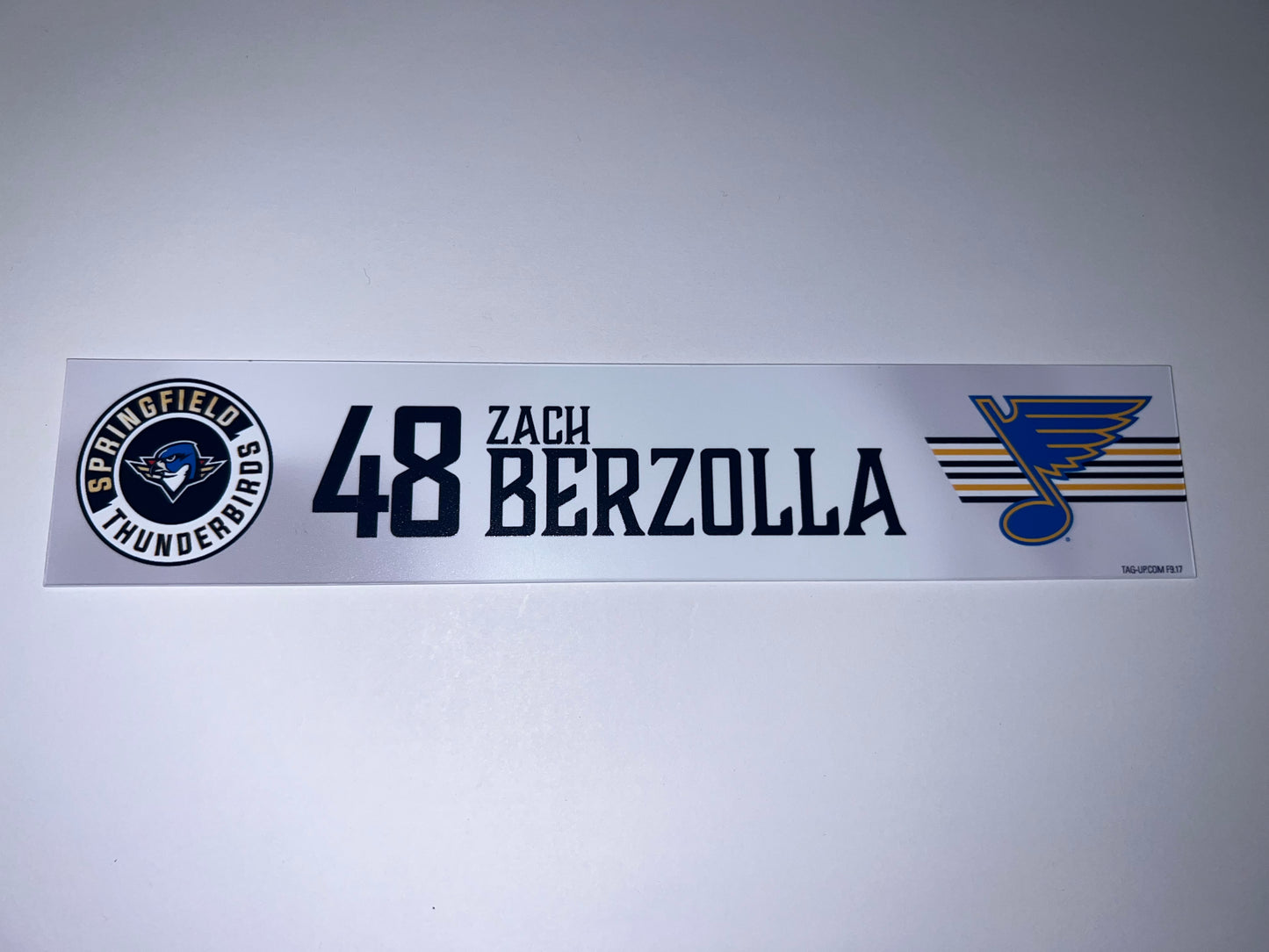 2025-26 T-Birds Regular Season Locker Nameplate - WHITE