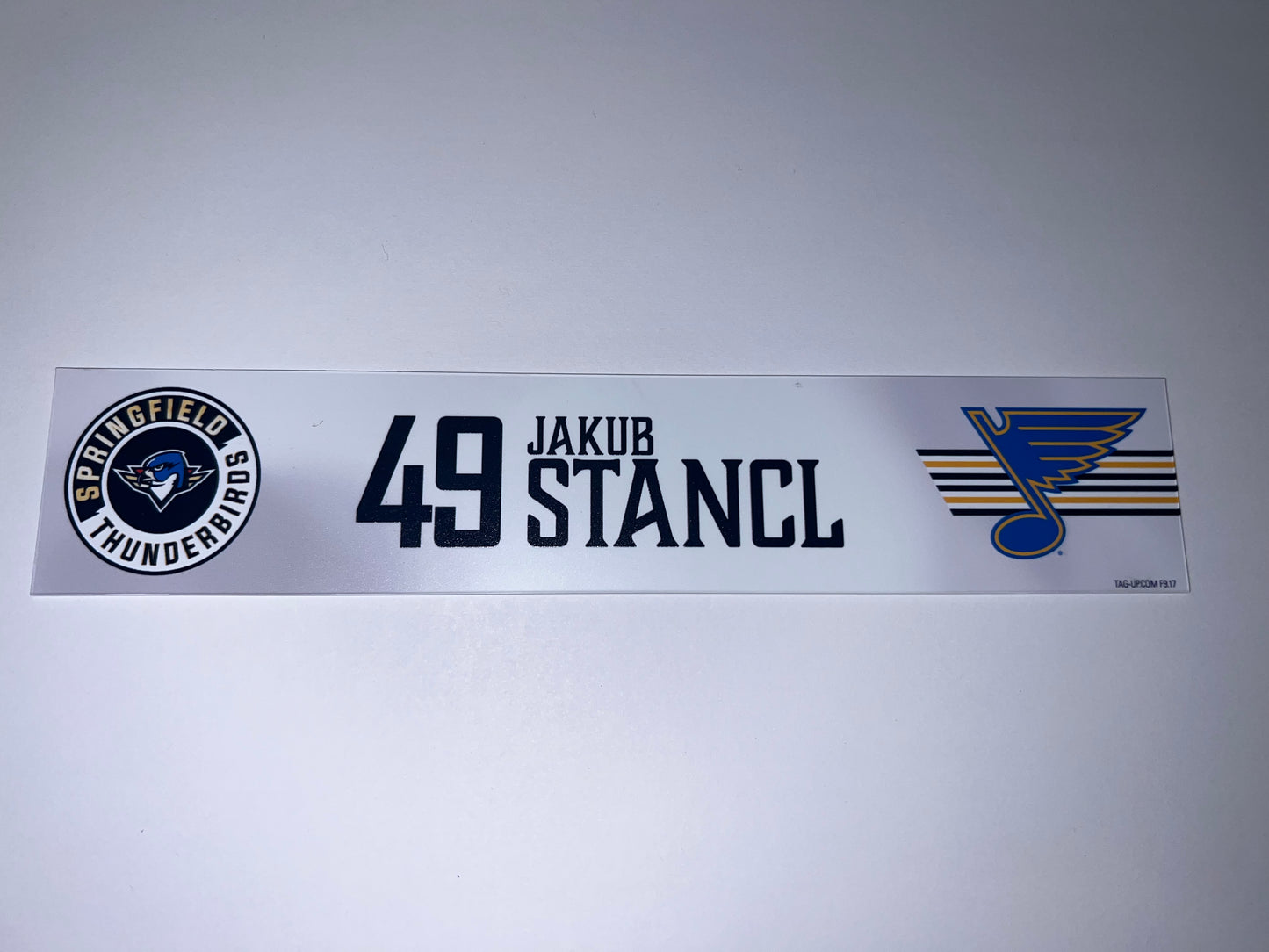 2025-26 T-Birds Regular Season Locker Nameplate - WHITE