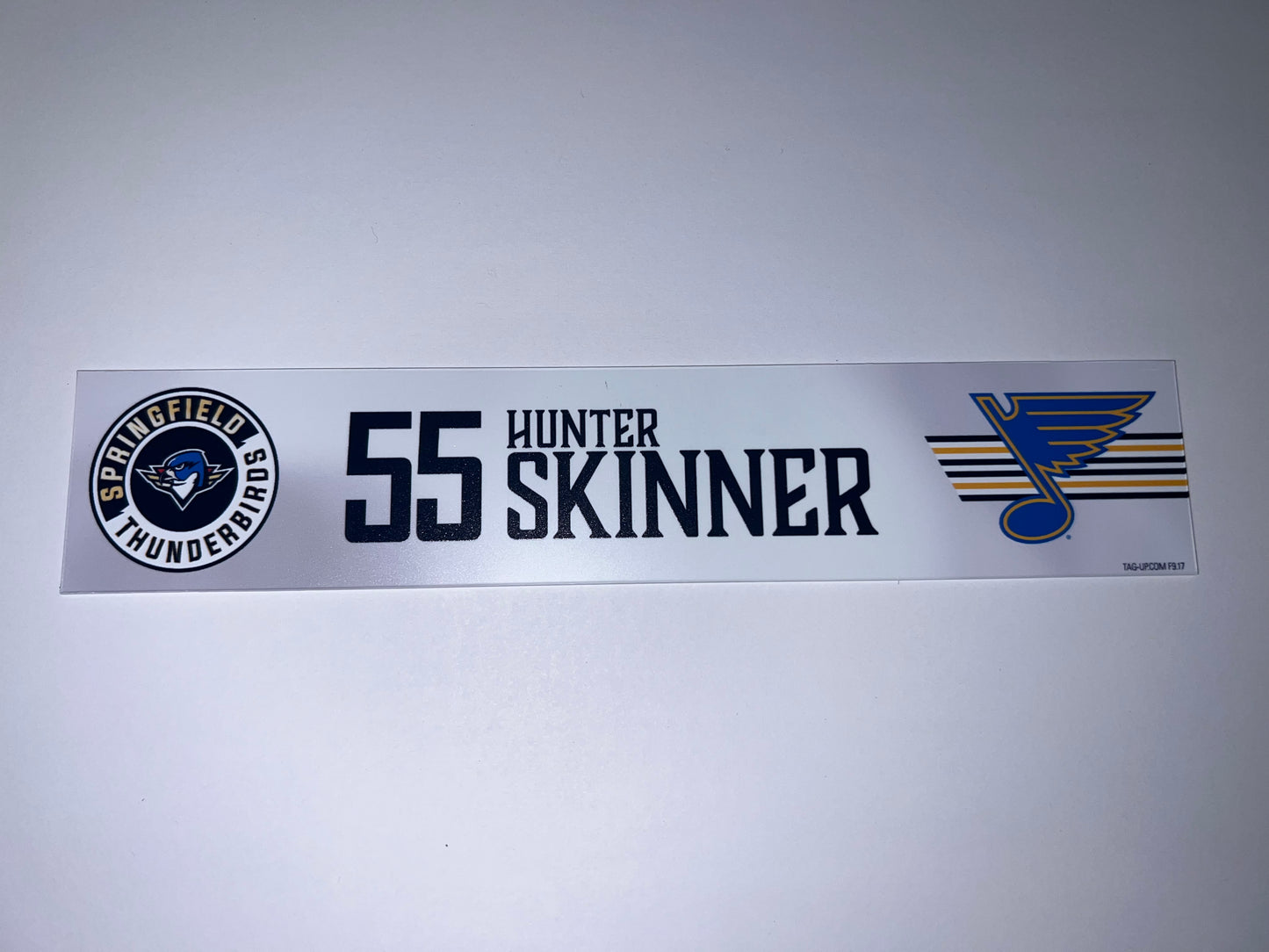 2025-26 T-Birds Regular Season Locker Nameplate - WHITE