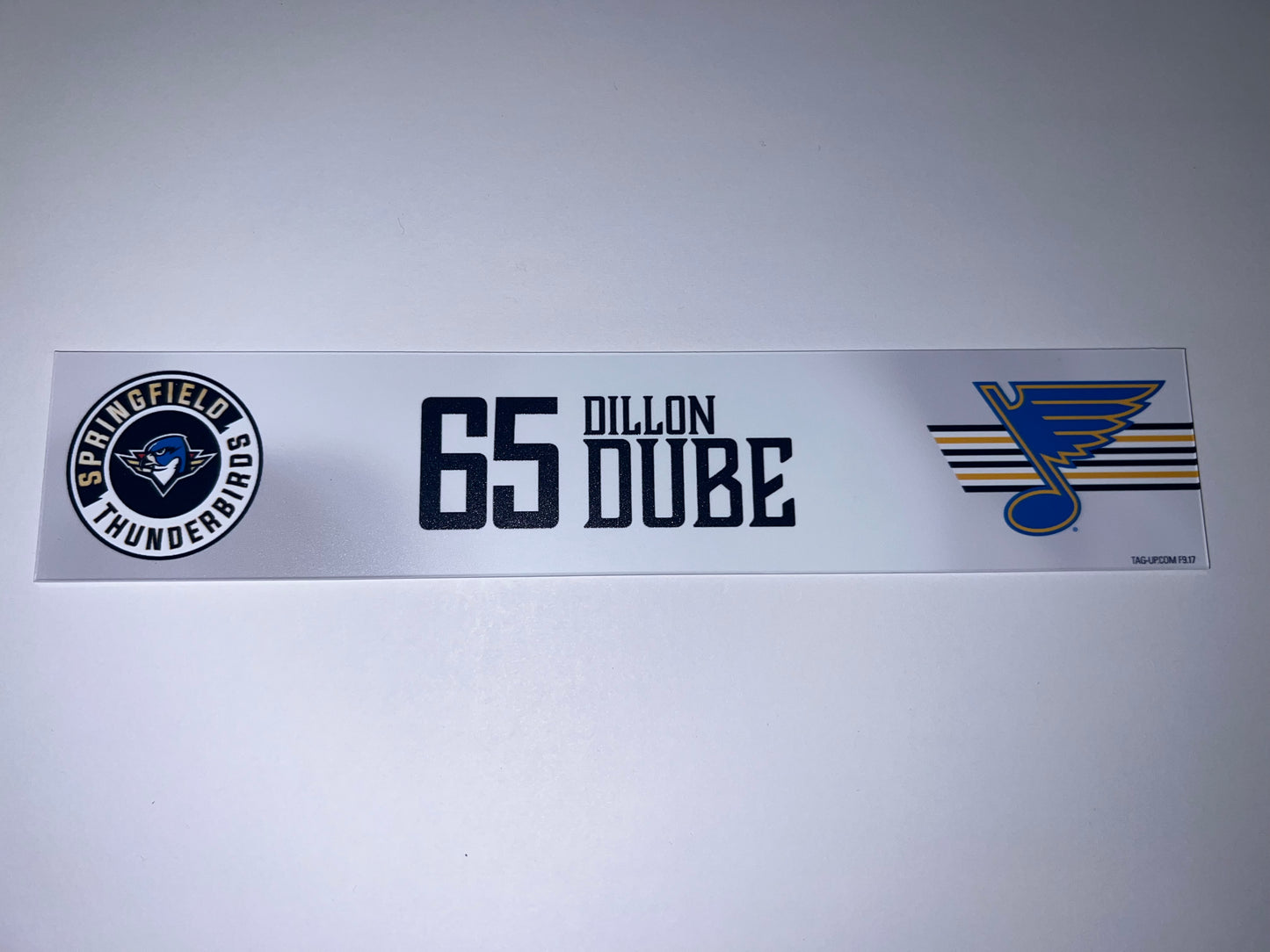 2025-26 T-Birds Regular Season Locker Nameplate - WHITE