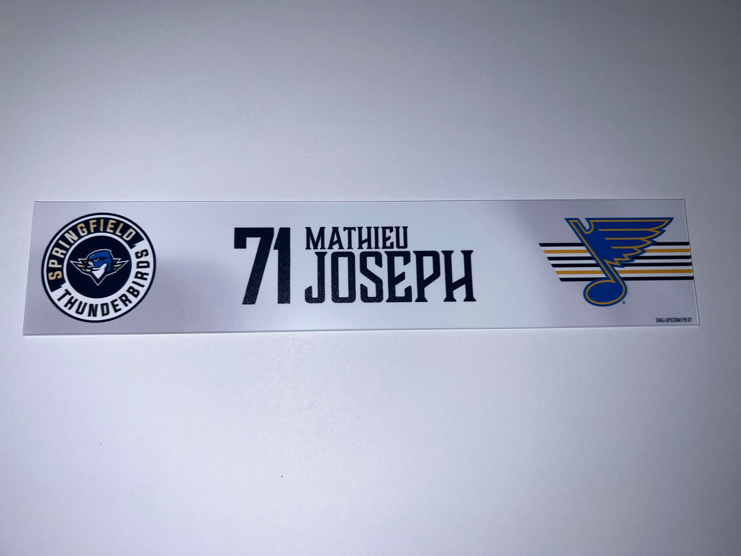 2025-26 T-Birds Regular Season Locker Nameplate - WHITE