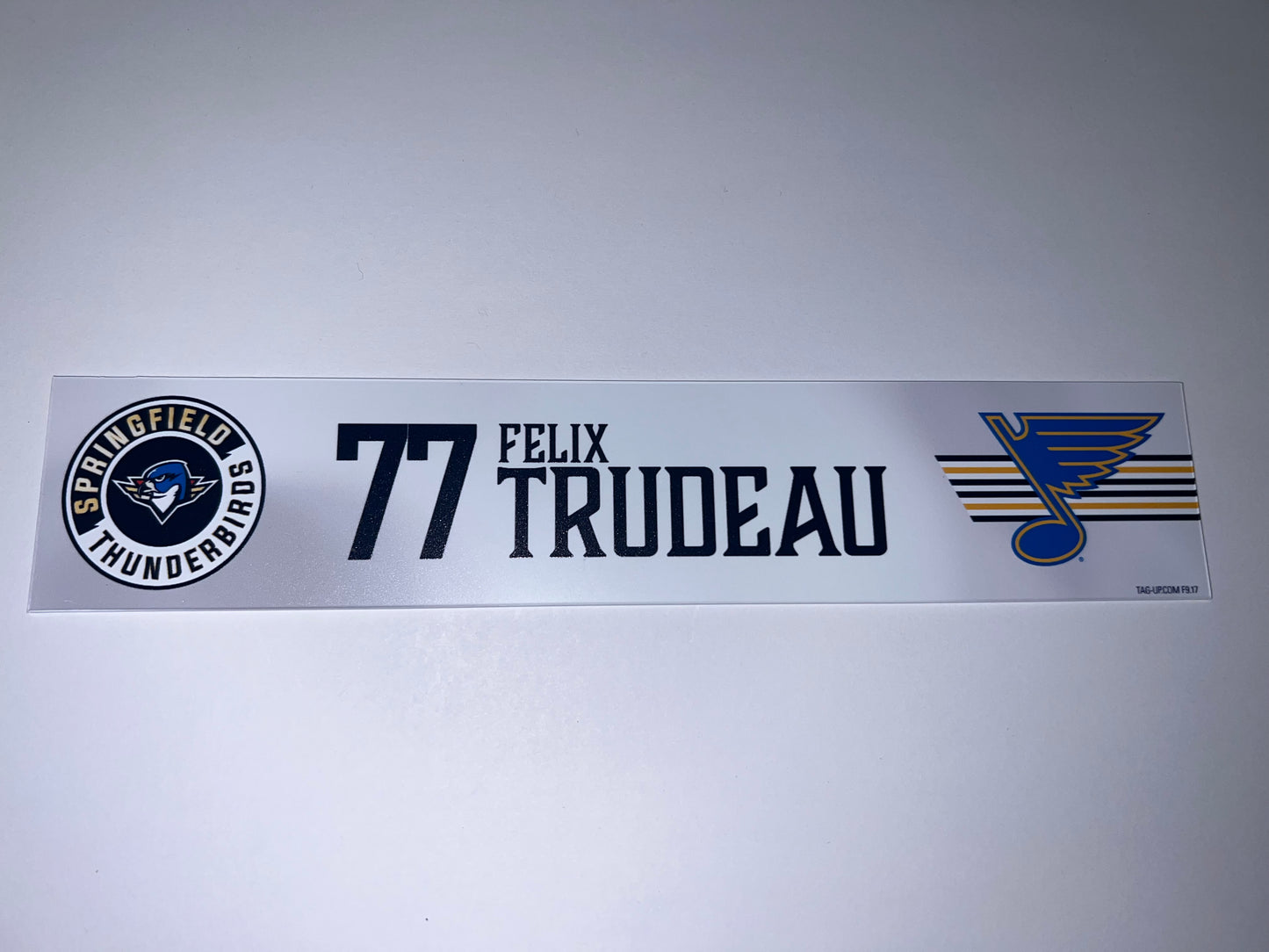 2025-26 T-Birds Regular Season Locker Nameplate - WHITE