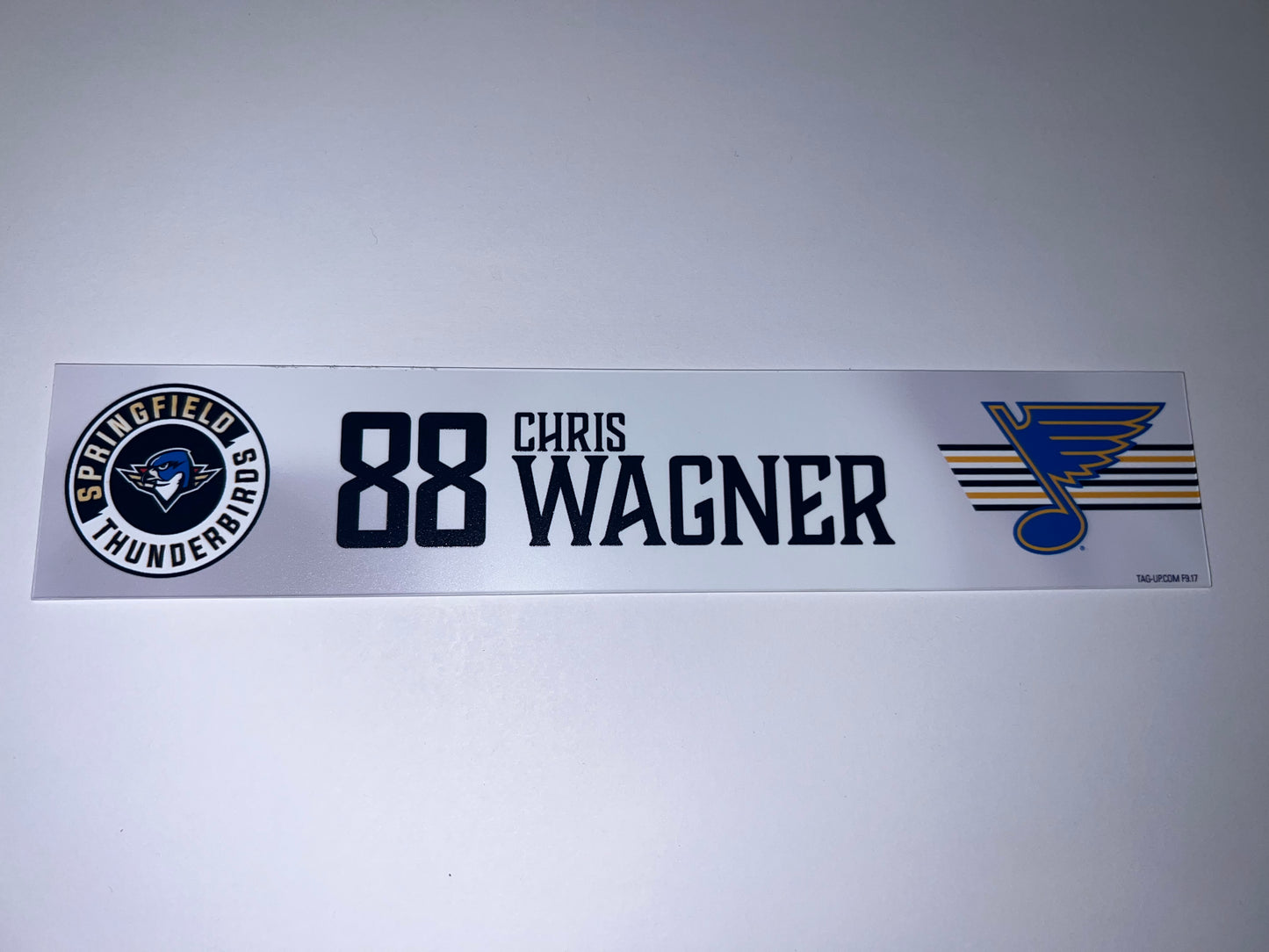 2025-26 T-Birds Regular Season Locker Nameplate - WHITE