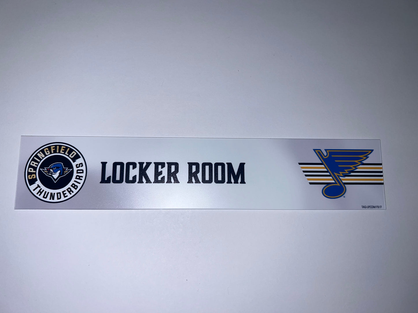 2025-26 T-Birds Regular Season Locker Nameplate - WHITE