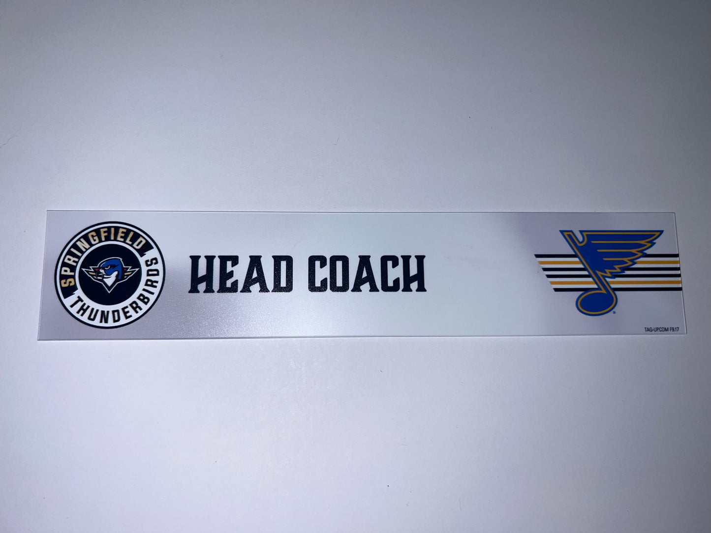2025-26 T-Birds Regular Season Locker Nameplate - WHITE