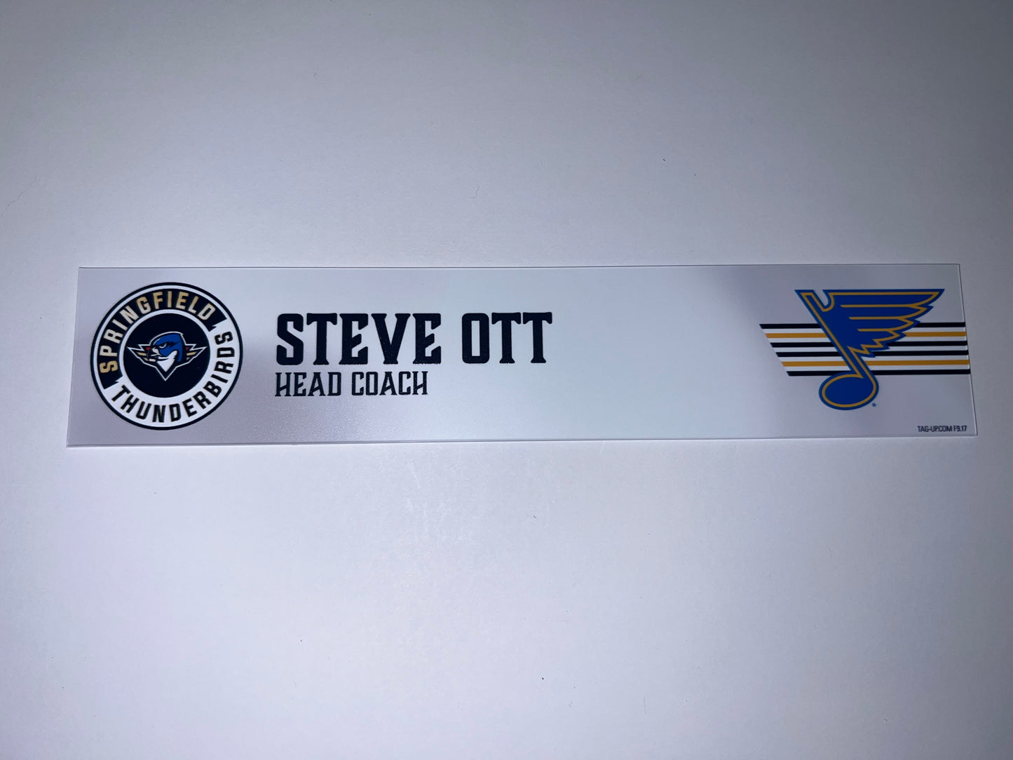 2025-26 T-Birds Regular Season Locker Nameplate - WHITE