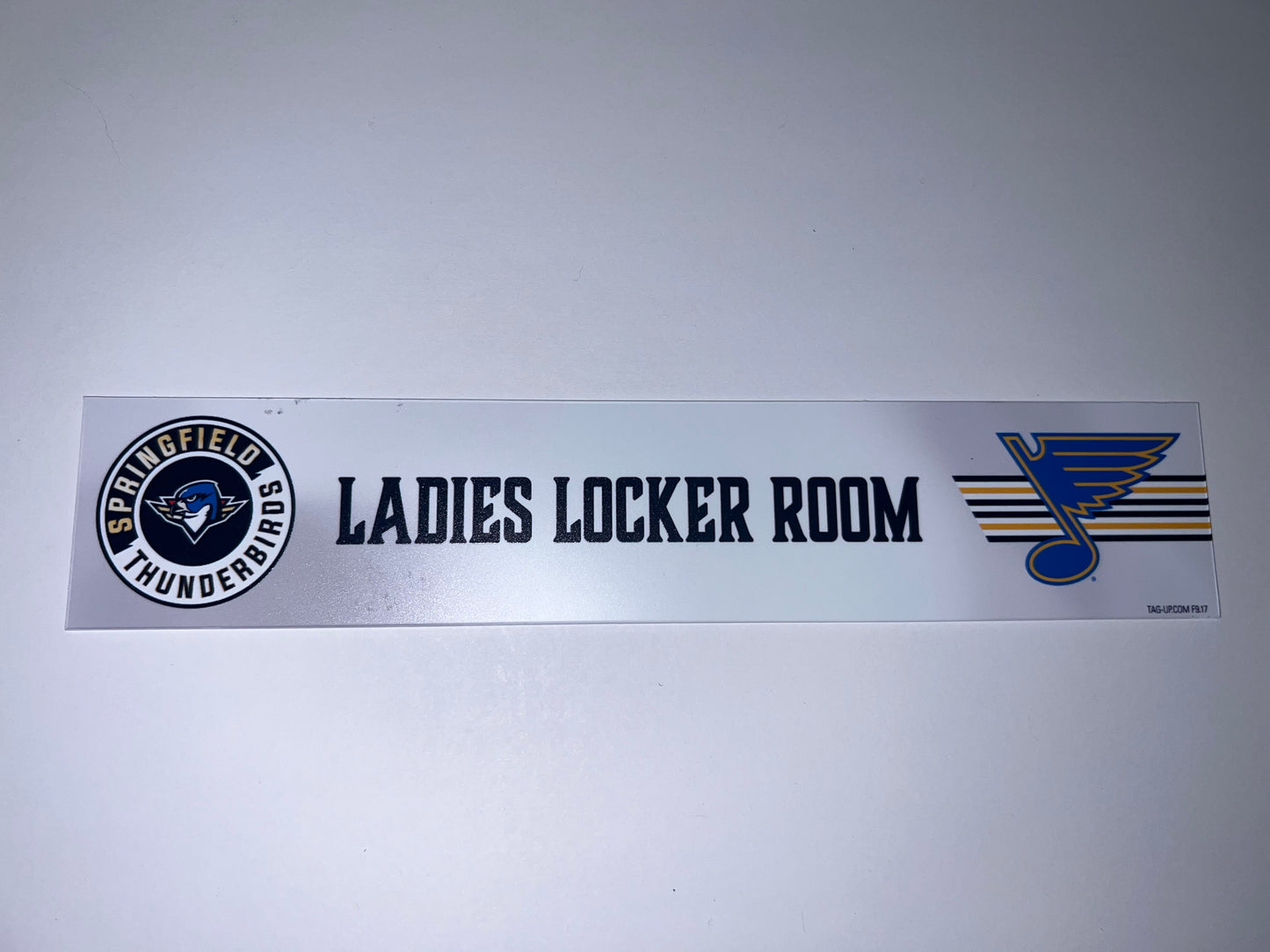 2025-26 T-Birds Regular Season Locker Nameplate - WHITE