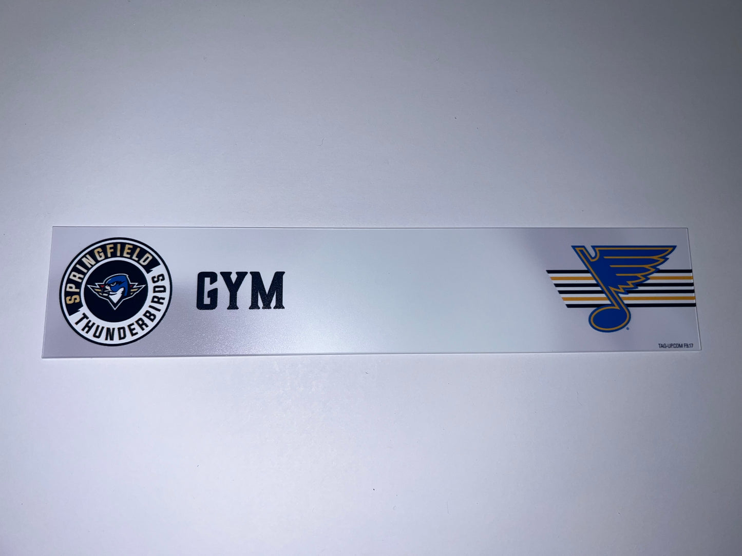 2025-26 T-Birds Regular Season Locker Nameplate - WHITE