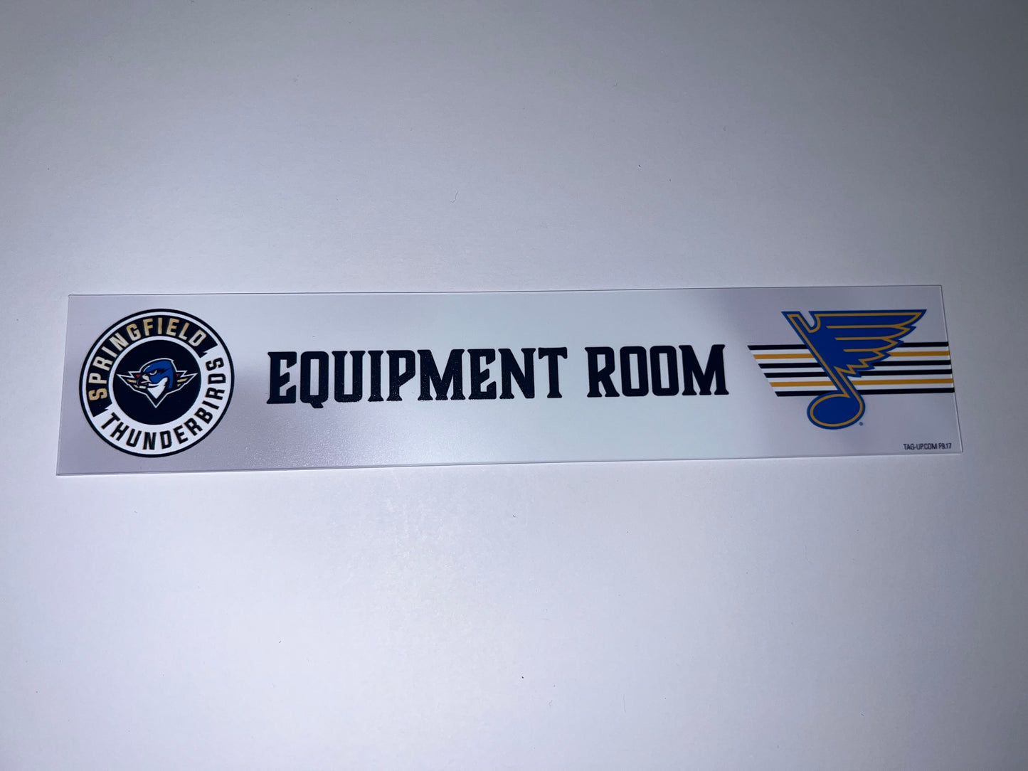 2025-26 T-Birds Regular Season Locker Nameplate - WHITE
