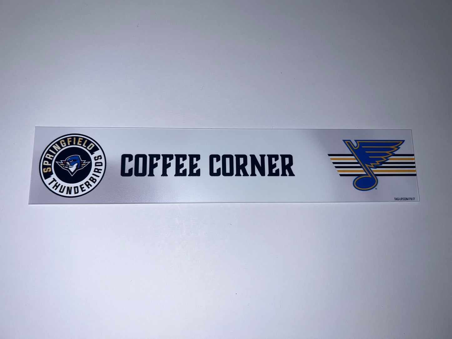 2025-26 T-Birds Regular Season Locker Nameplate - WHITE