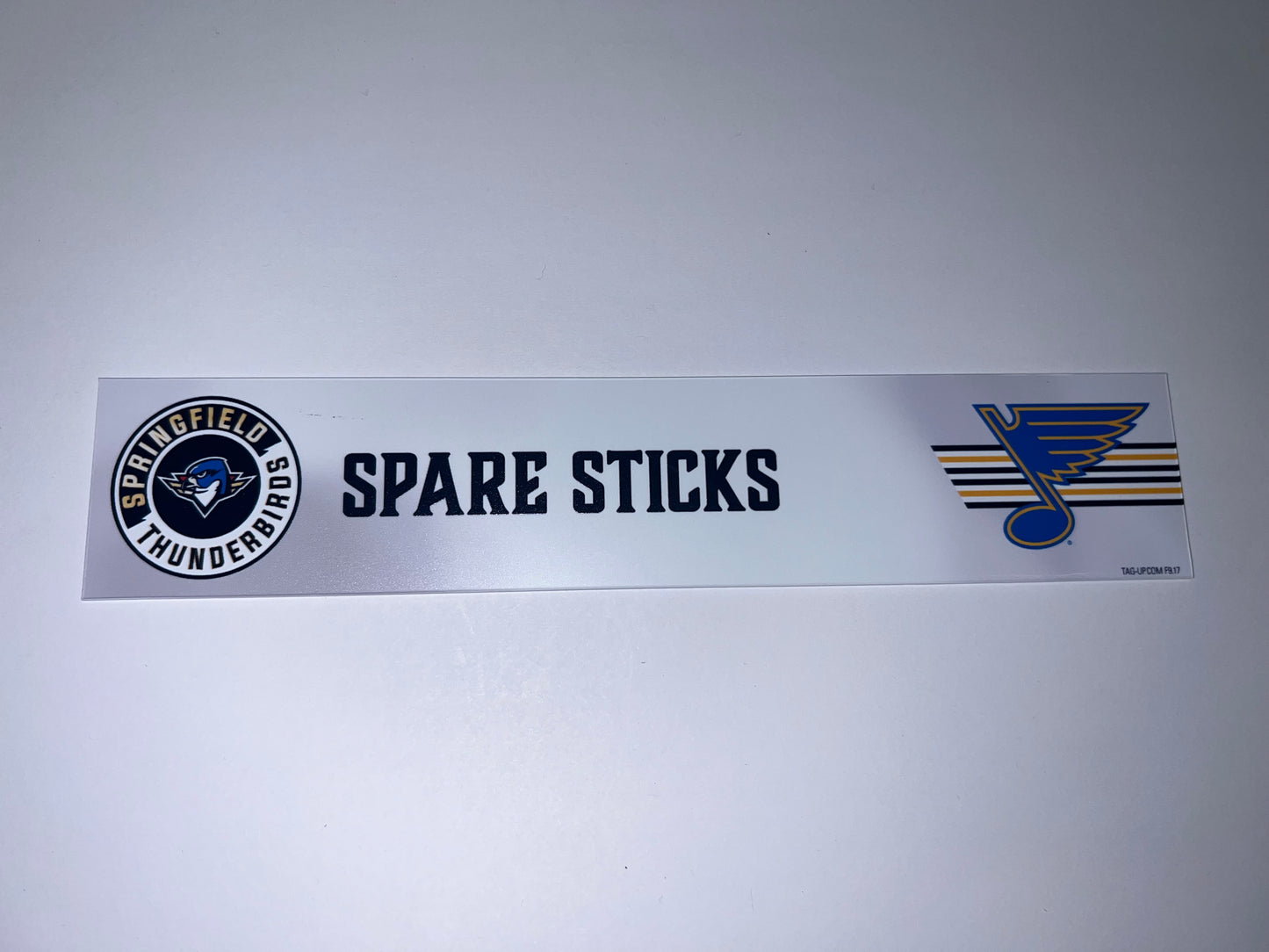 2025-26 T-Birds Regular Season Locker Nameplate - WHITE