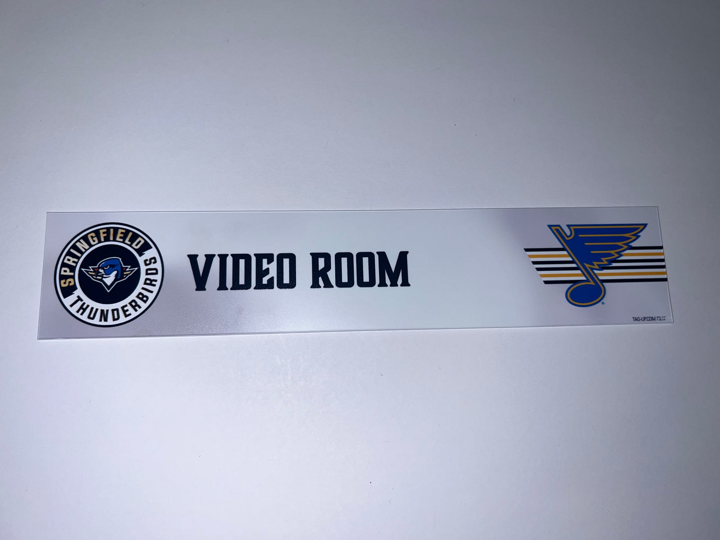 2025-26 T-Birds Regular Season Locker Nameplate - WHITE