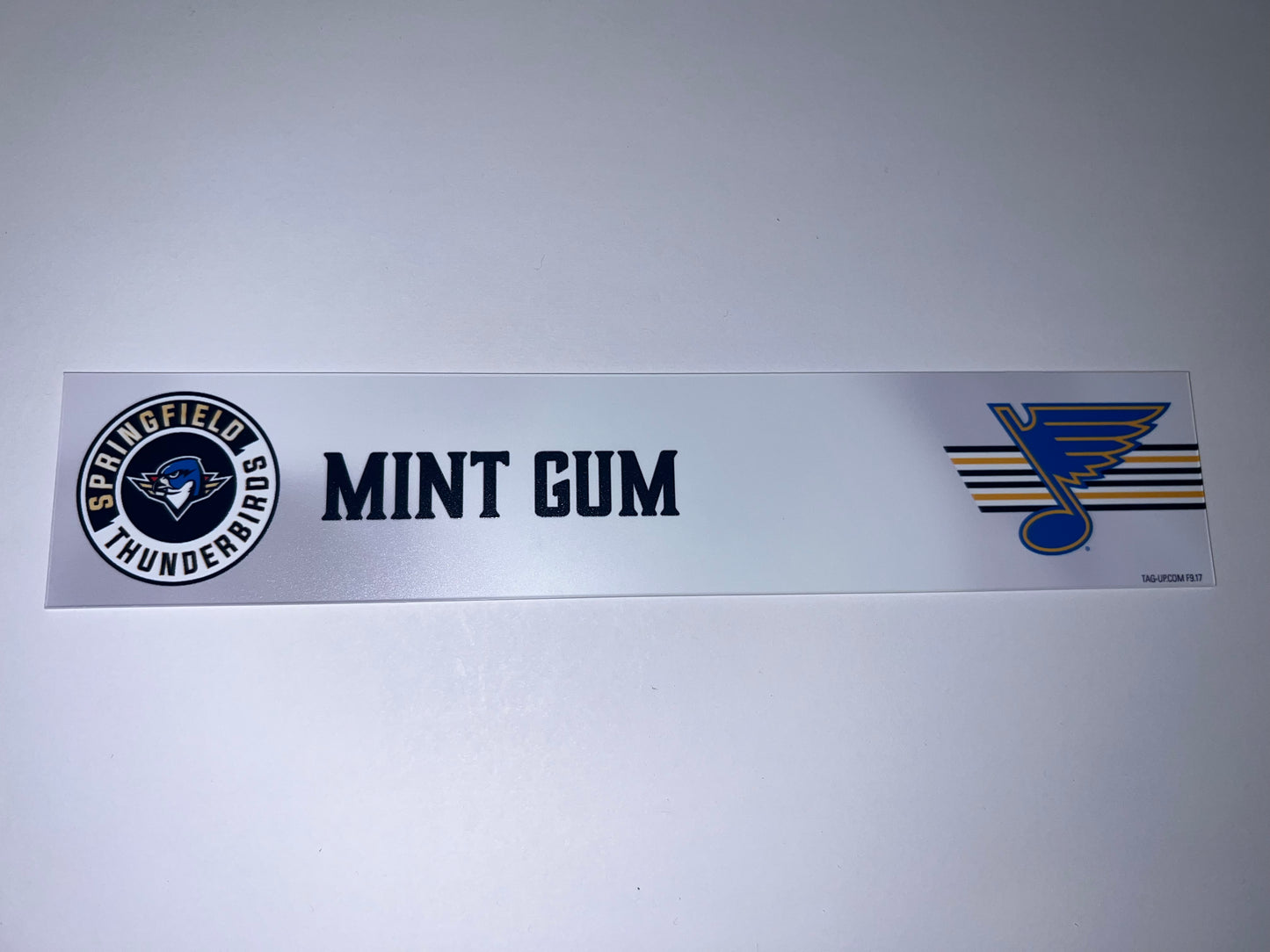 2025-26 T-Birds Regular Season Locker Nameplate - WHITE