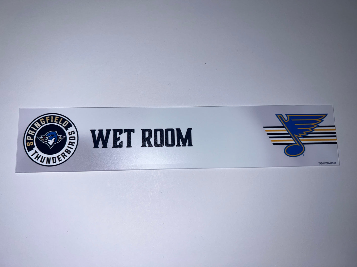 2025-26 T-Birds Regular Season Locker Nameplate - WHITE