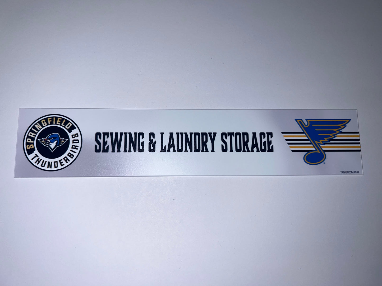 2025-26 T-Birds Regular Season Locker Nameplate - WHITE