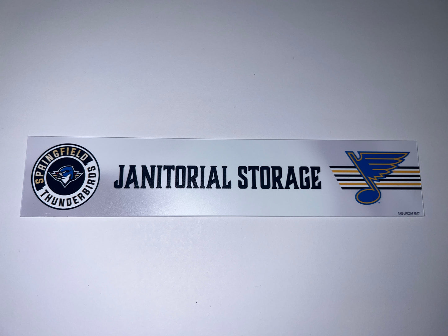 2025-26 T-Birds Regular Season Locker Nameplate - WHITE