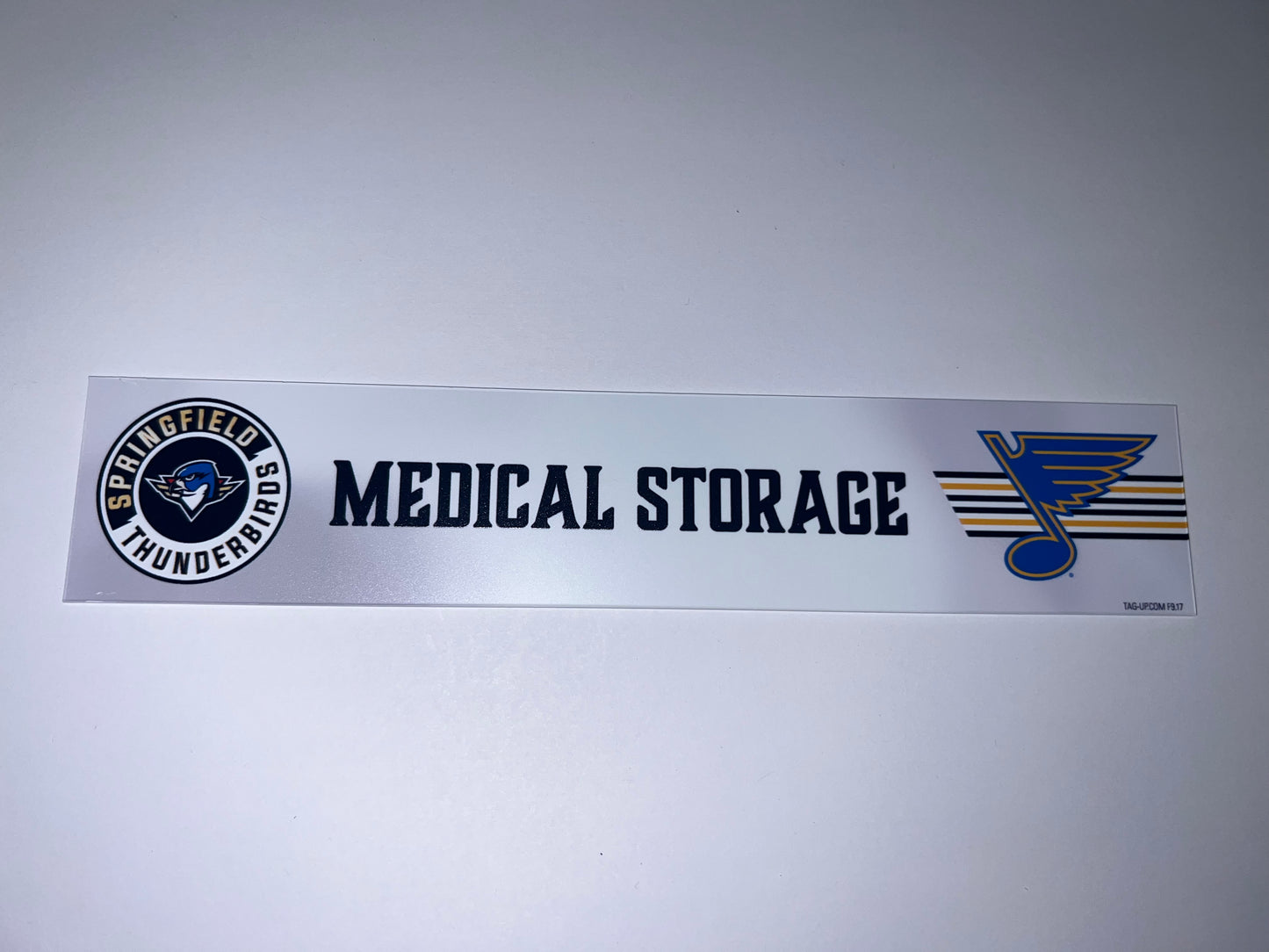 2025-26 T-Birds Regular Season Locker Nameplate - WHITE