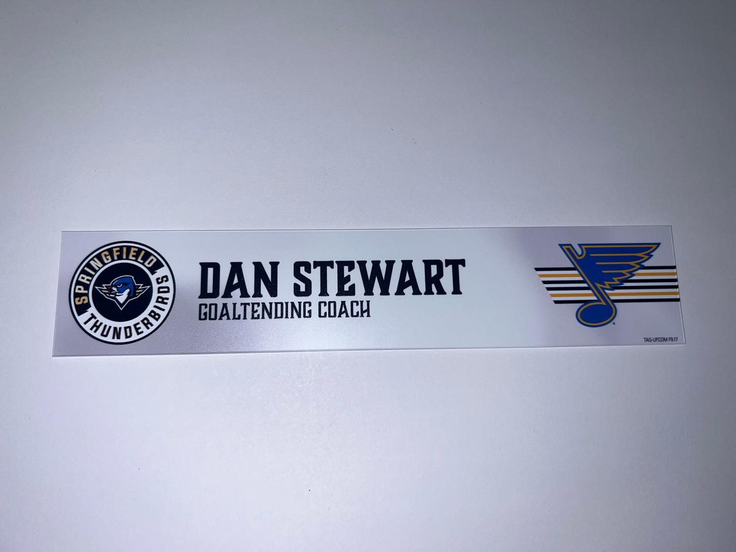 2025-26 T-Birds Regular Season Locker Nameplate - WHITE